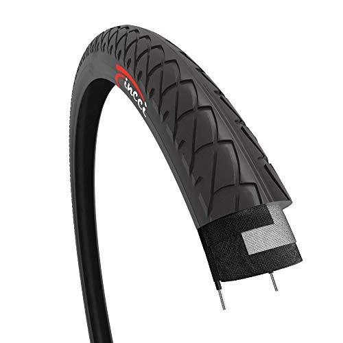 Fincci Cubierta 26 x 2.125 Pulgadas Neumaticos 54-559 Slick Cubiertas para Carretera MTB Montaña Hibrida Bici Bicicleta Rodillo Neumatico 26x2.125