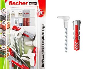 fischer - Alcayata EasyHook DuoPower tacos, gris