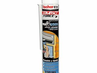 fischer - Espuma poliuretano en spray, sellado y aislamiento de paredes, Bote 700 ml Amarillo