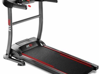 FITFIU Fitness MC-200 - Cinta de correr Plegable, velocidad ajustable hasta 14 km/h, Negro, potencia 1500 W, superficie de carrera 40 x 110 cm, pulsómetro, 12 programas entrenamiento, peso máx 90 kg