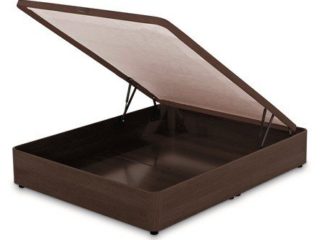 Flex Canape abatible Patas y accionamiento de Ruedas (150x190, Wengue)