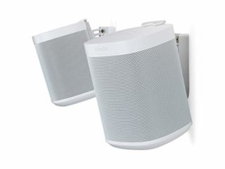 Flexson Soporte de Pared para Sonos One, One SL y Play:1 - Blanco (Par)