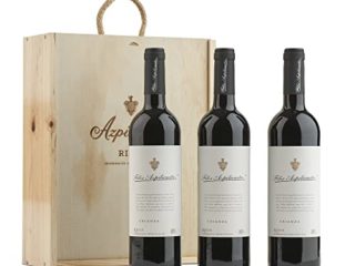 Félix Azpilicueta Crianza Caja de madera Premium 3 botellas D.O.Ca Rioja Vino - 750 ml