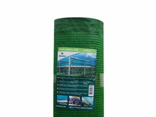 flonatur Mallas ocultación jardín Verde, 2x10m, Malla sombreo al 90%, Malla jardín Verde y marrón, Varias Medidas