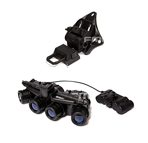 FMA Gafas tácticas GPNVG18 modelo simulado de visión nocturna y soporte de plástico para montaje en casco L4G19 NVG