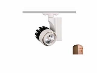 Foco de Carril LED 30W Monofásico G8001 (PACK 10) Luz Neutra 4000K Lúmenes 3000lm