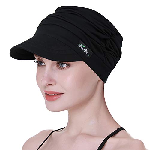 FocusCare Gorra de béisbol de bambú elástica para los Regalos de Las Mujeres de Chemo para los Pacientes de la quimioterapia