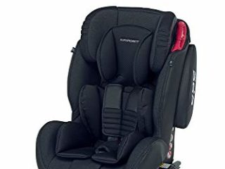 Foppapedretti Isodinamik, Silla de coche grupo 1/2/3 Isofix, Negro (Titanium)