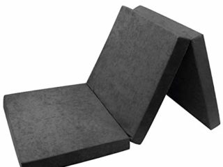 FORTISLINE W388_10 - Colchón plegable (180 x 65 x 7 cm), color gris
