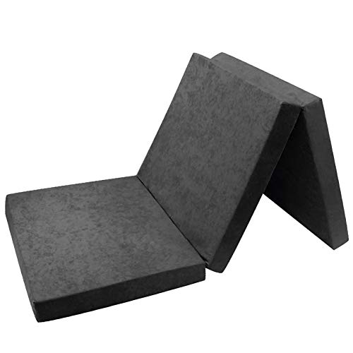 FORTISLINE W388_10 - Colchón plegable (180 x 65 x 7 cm), color gris