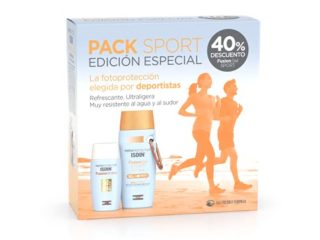 Fotoprotector ISDIN Pack Fusion Water SPF 50 y Fusion Gel SPORT SPF 50+, Pack Protección Solar Facial y Corporal