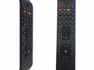 FOXRMT RC3902 Mando Universal TV Oki Compatible con Oki/Sharp/HITACHI Television L46VN05U LC22D12E LC22LE22E LC32D12E LC40F22E- No Requiere configuración para Mando TV Oki