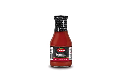 Fruco Salsa especiada pasta y pizza Fruco, Salsa tomate pizza, Salsa tomate pasta, Tomate frito con orégano, Salsa de tomate, 1 x 380 g