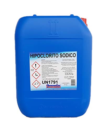 Fuensantica Hipoclorito Sódico Piscinas/Cloro Liquido 14% 25 Kg.