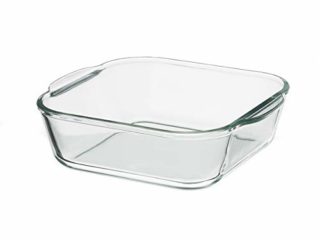 Fuente de horno rectangular de vidrio borosilicato transparente de 1150 ml - LOLAhome