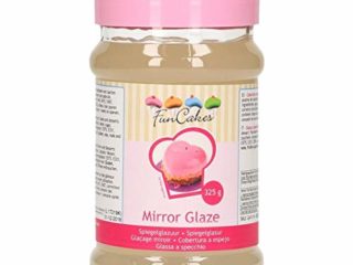 FunCakes Mirrow Glaze Cobertura Espejo para Tartas Semitransparente y Sabor Neutro para Semicongelados y Mousses, 325g, G41114