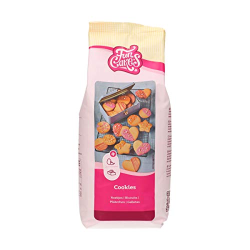 FunCakes Preparado para Galletas: Crujientes y Fáciles de Usar, Perfectas para Decorar con Fondant o Glasa Real, También Adecuadas Como Masa para Tartas, Halal. 1 Kg. 1000 g