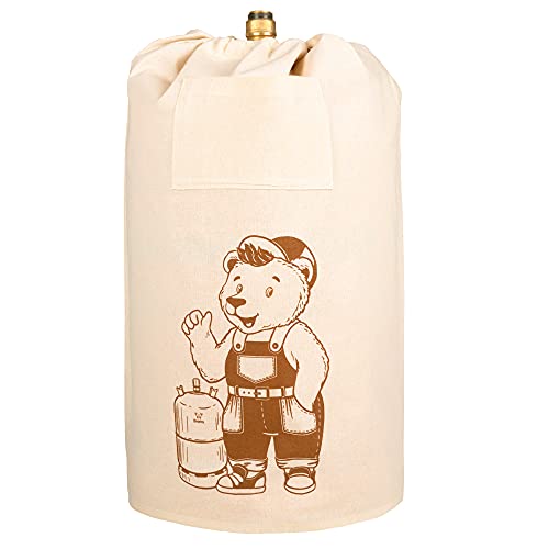 Funda Bombona Butano Doméstico Interior 100% Algodón - Bombonas 30cm diámetro - Repsol 12kg y 12,5kg - Repsol Propano 11kg - Cepsa 12kg