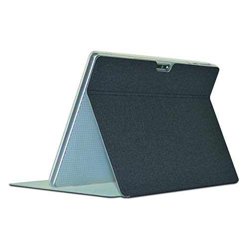 Funda de piel sintética para tablet TECLAST M30 Pro/M30, con función atril y tapa para TECLAST M30 PRO/M30 de 10 pulgadas, color negro