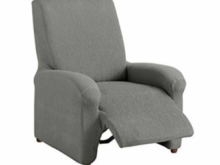 Funda de Sillón Elástica Relax Completo TEIDE, Tamaño 1 Plaza - Desde 70 a 100 cm. Color Gris