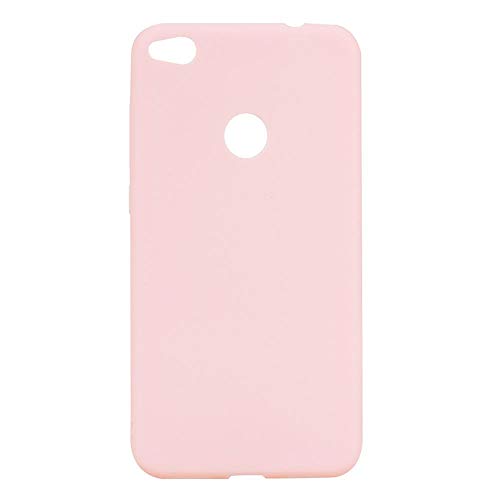 Funda IFMGJK para Huawei P8 P9 P10 P20 Pro P9Lite GR3 2017 Honor 9 Lite Mate 10 P Smart Y9 2018 de silicona suave (color: rosa claro, tamaño: P Smart)