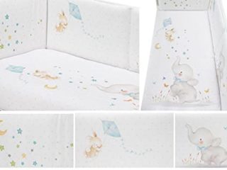 Funda Nórdica y Chichonera Desenfundables para cuna estándar 60x120 - Mod 1