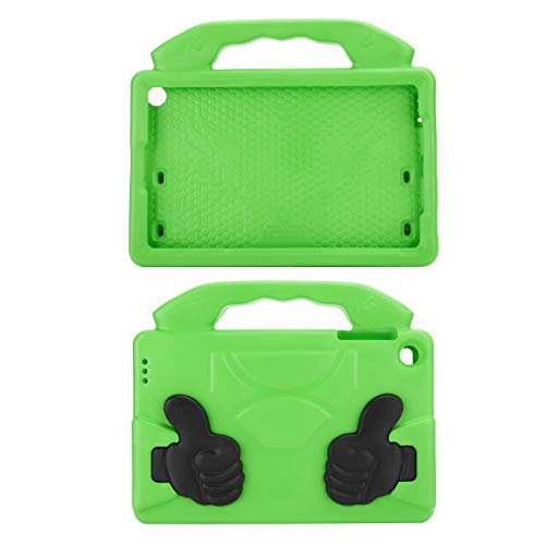Funda para Tableta para Samsung Galaxy Tab A10.1 en Tableta SM-T510/T515, Funda Protectora EVa con Absorción de Impactos, Convertible, Asa Integrada, Funda Protectora Ligera para Niños(Verde)