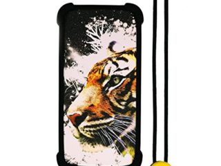Funda para Wolder Wiam 65 Lite Wiam65 Lite Funda Silicone Border + Placa Dura de la PC Stand Carcasa Case Cover La Noche Brilla LH