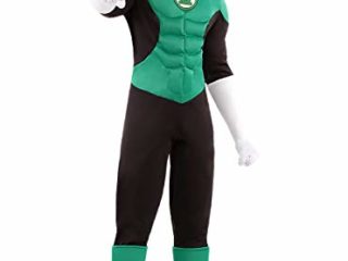 Funidelia | Disfraz de Linterna Verde Oficial para Hombre Talla S ▶ Superhéroes, DC Comics, Justice League, Green Lantern - Color: Verde - Licencia: 100% Oficial