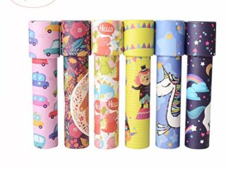 Funmo 6pack Kaleidoscopio Juguete ,caleidoscopio mágico ,Partido de Juguete clásico de caleidoscopio （ Delivery Aleatoria）