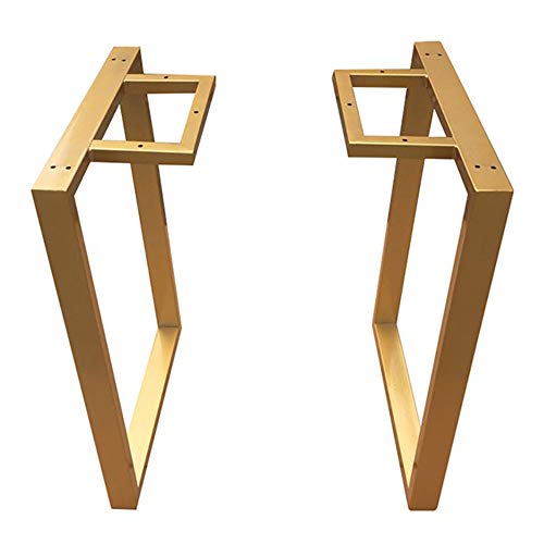 Furniture legs HXLQ Patas De Mesa Doradas Barras (2 Piezas) Patas De Muebles De Hierro Forjado, Patas De Mesa De 70 Cm De Altura, Adecuadas para Marco De Mesa De Bricolaje