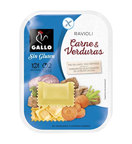 Gallo Pasta Fresca Sin Gluten Carne & Verduras 250 g