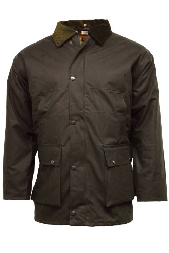 GAME sin Relleno Ligero Chaqueta Cera Marrón - Marron, Large