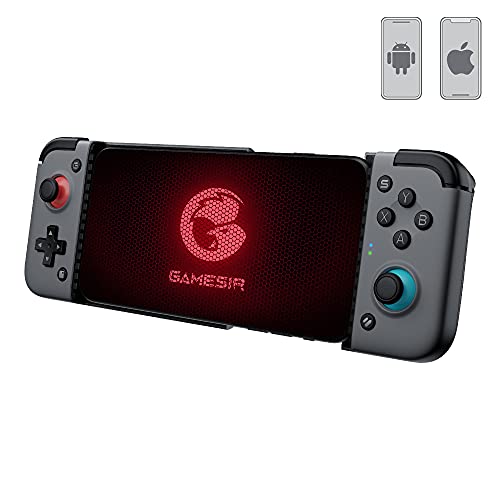 GameSir X2 Bluetooth Controlador de Juegos Móvil Inalámbrico, Compatible con Teléfonos Android iOS Xbox Cloud Gaming Google Stadia GeForce Now MFi Apple Arcade Games