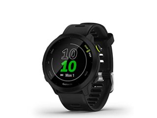 Garmin Forerunner 55 - Reloj inteligente para running con GPS, planes de entrenamiento, notificaciones y seguimiento del bienestar, Negro