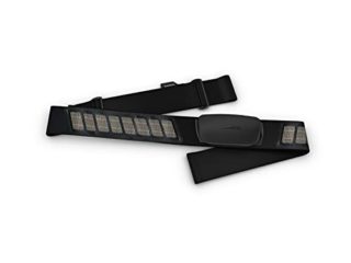 Garmin HRM Dual, Monitor de frecuencia cardíaca con transmisión dual, ANT+, Color Negro, Talla Única