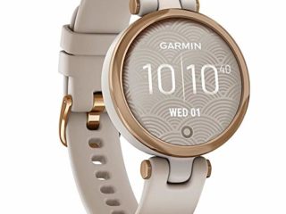 Garmin Lily Sport Reloj Inteligente, Beige Rose Gold, One Size