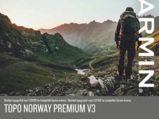 Garmin Topo Norway Premium V3 3-Chaleco Material de Mapa, Unisex, Multicolor, Talla estándar