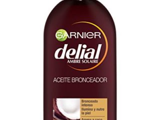 Garnier Delial Aceite Bronceador Intenso Nutritivo Hidratante con Aroma a Coco - 200 ml