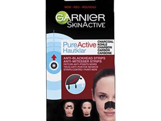 Garnier Skin Active PureActive Tiras de Carbón Anti Puntos Negros, Espinillas y Poros de la Nariz - 4 Tiras