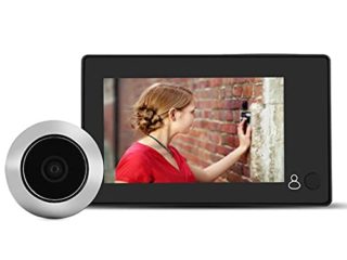 Garsent Timbre de Video Digital de 4.3 Inch Visor de Mirilla de Puerta Digital Inteligente HD 1MP LCD con Gran Angular de 140 ° Alimentado por batería o Banco de energía para el hogar 商品名称