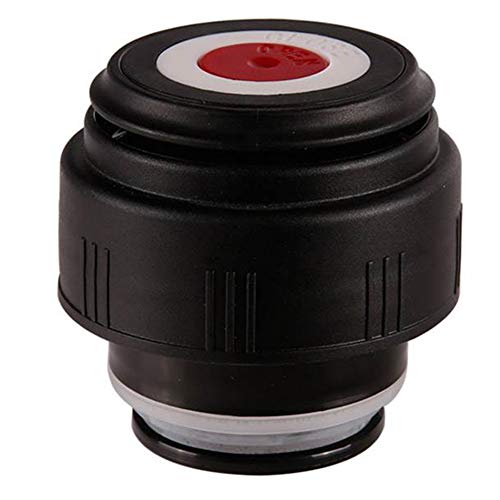 GCDN - Tapón para botellas, 5,2 cm de diámetro, protector de enchufe deportivo, ventosa, aislante para viajes, techo exterior, accesorios, pistón, tapa, bola (negro mate), As Picture Show, mattschwarz