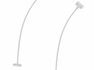 Gedotec Soporte de plástico blanco H3951, 2 bisagras de soporte de bisagras, 200 mm, bisagra plegable moderna, cuerda para puertas de armarios y barras, soporte plegable