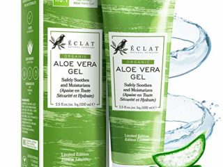 Gel de Aloe Vera (99,75%) ORGÁNICO - COSECHADO A MANO Y PRENSADO EN FRÍO en Australia - PULPA REAL (NO POLVO) - 100% Natural, VEGANO y NO DILUÍDO - Aprobado por Dermatólogos