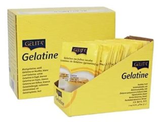Gelita - Gelatina Neutra, Gelatina en Láminas para Cocinar, Natural, 50 sobres x 12 hojas - 1 kg