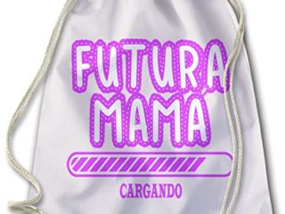 Genérico Bolsa con Cordones Futura Mamá Cargando Día de la Madre mamá Regalo Original Cumpleaños Celebración Divertida