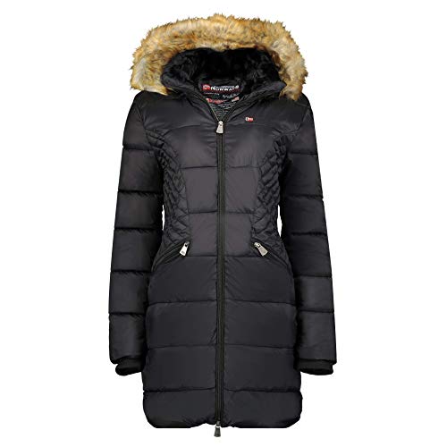 Geographical Norway Abby - Chaqueta Acolchada para Mujer (Negro, L)