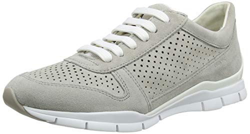 Geox D SUKIE B Zapatillas Mujer, Gris (Lt Grey C1010), 41 EU
