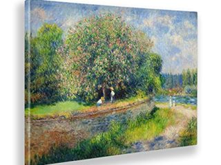 GIALLO BUS - Cuadro - Prensa sobre Tela Canvas - Renoir - CHESTENUT Three IN Bloom - 50 x 70 CM