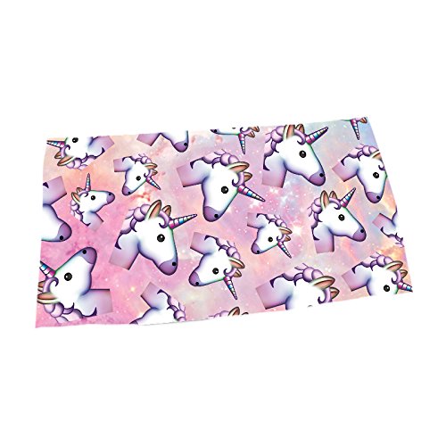Giddah Cute Mode Kawaii - Toalla de microfibra para baño o playa, secado rápido, 70 x 140 cm, color rosa